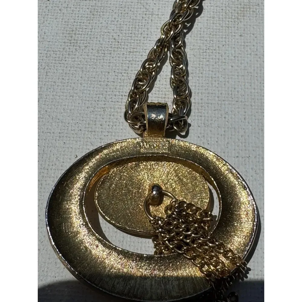 Vintage Avon Signed Gold Tone Necklace 24